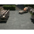 Ceramic terrace Tile | 59.5x59.5 cm | Belgian Bluestone Black