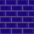 Keramische wandtegel | 10x20 cm | Biseauté Blue 