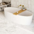 Gepolijste keramische tegel | 60x120 cm | Calacatta White Poli