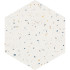 Ceramic floor and wall tile | 32x36.8 cm | DNA Terrazzo White Colours