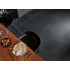 Ceramic floor and wall tile | 90x90 cm | Bleuemix Black Soft