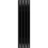 Keramische wandtegel | 5x20 cm | Mundano Charcoal Round Decor Glossy