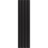 Keramische wandtegel | 5x20 cm | Mundano Charcoal Round Decor Matt