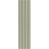 Keramische wandtegel | 5x20 cm | Mundano Olive Edge Decor Matt