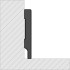 MDF plint | 5.5x244 cm | Lage schilderplint Wit 