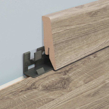 Laminate skirting boards | 5.8x240 cm | Lammut Oak Beige