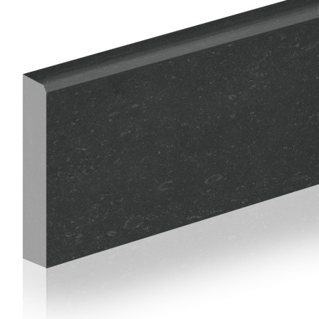 Keramische plint | 8x61.5 cm | Blue Stone Nero