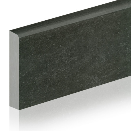 Keramische plint | 8x60 cm | Belgian Black 