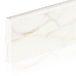 Ceramic skirting boards | 7x120 cm | Marmi Oro Bianco