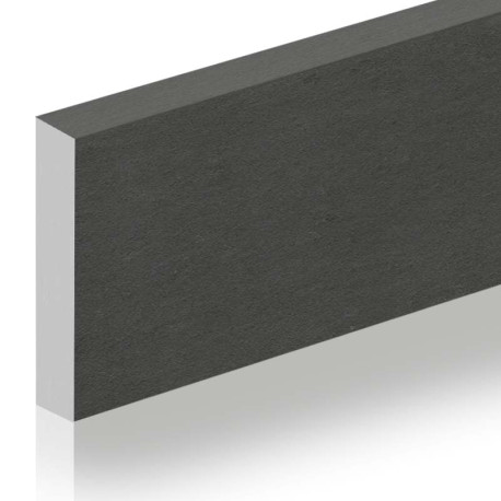 Natural stone skirting boards | 7x60 cm | Black Slate