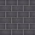 Keramische wandtegel | 10x20 cm | Stockholm Black
